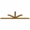 Ekena Millwork Richland Rough Sawn Timber Gable Bracket, Western Red Cedar, 96"W x 32"H x 2"D x 4"F, 8/12 Pitch GBW096X32X0204RIC00RWR - alternate 2